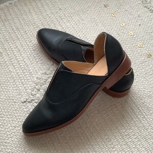 Nisolo Black Emma Leather Loafers